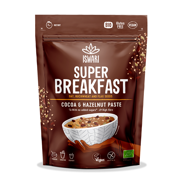 ISWARI: Super Breakfast Cacao and Hazelnut Paste