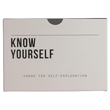 Know Yourself Prompt Cards: Cards for Self Exploration by The School of Life