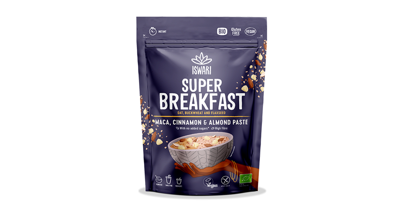 ISWARI: Super Breakfast Maca, Cinnamon and Almond paste