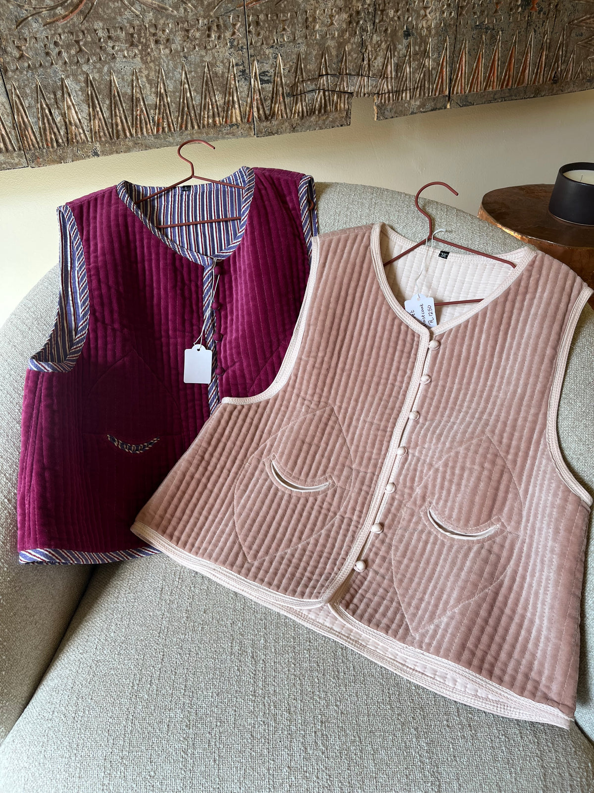 Velvet waistcoat