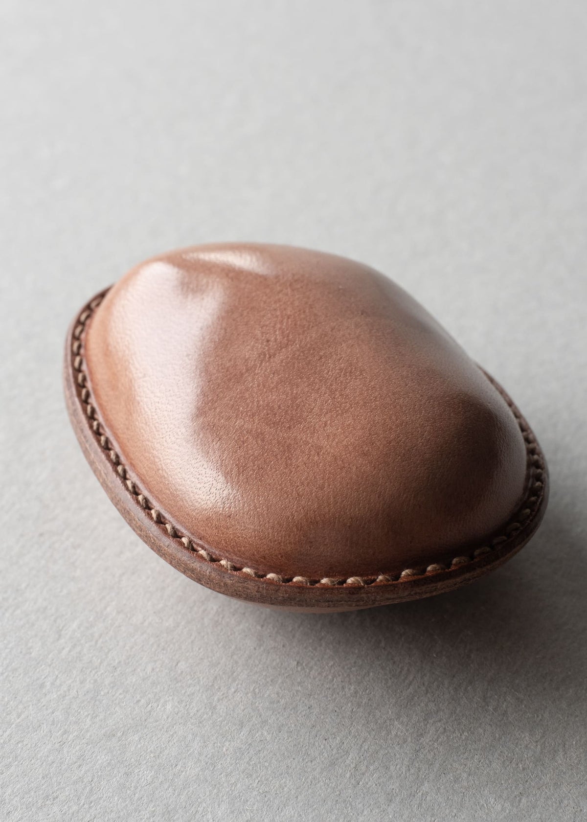 Leather-Wrapped Meditation Stones