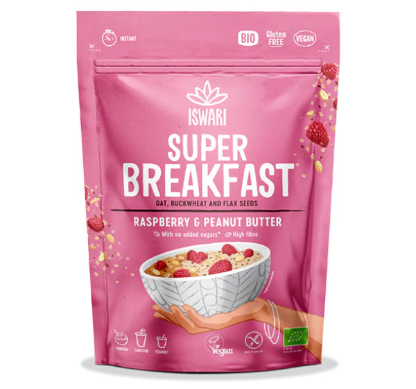 ISWARI: Super Breakfast Peanut Butter and Raspberry