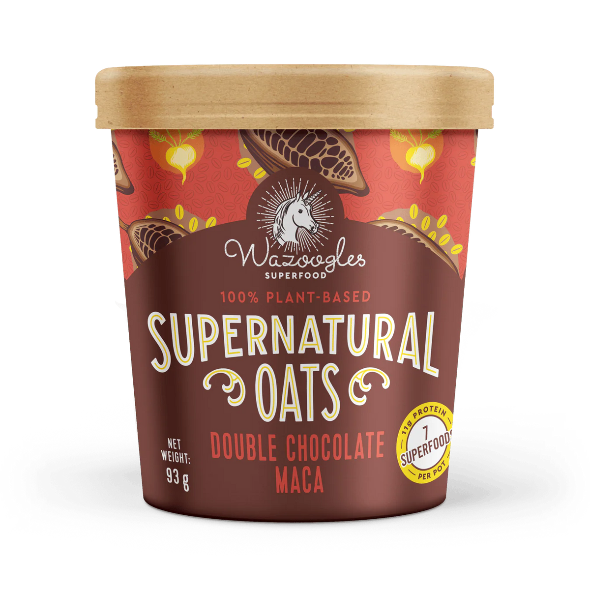 Wazoogles Supernatural Oats Pot - Double Chocolate Maca