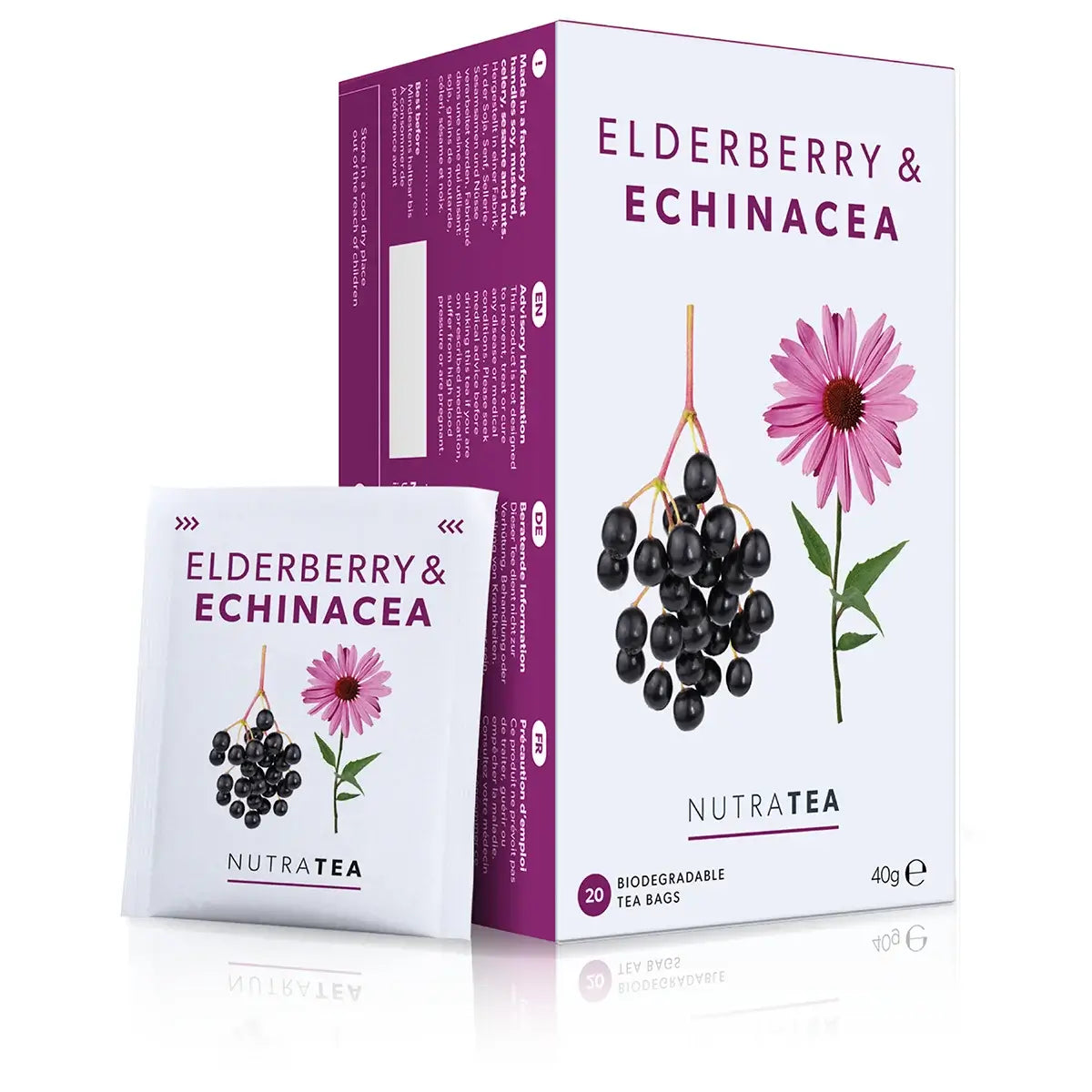 NutraTea Elderberry & Echinacea Tea