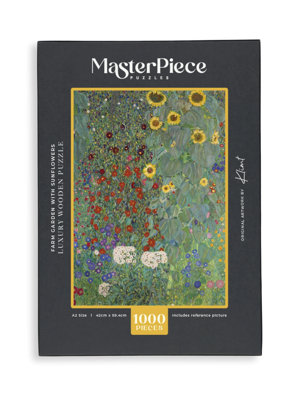 MasterPiece Puzzle: Farm Garden with Sunflowers by Klimt