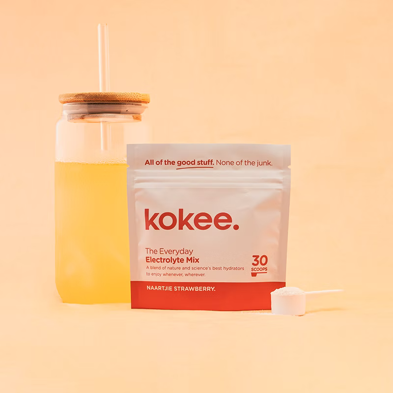 Kokee Everyday Electrolyte Mix 30 scoop - Naartjie Strawberry