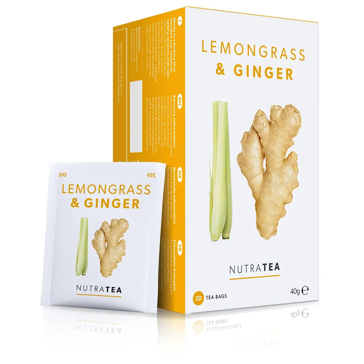 NutraTea Lemongrass & Ginger Tea