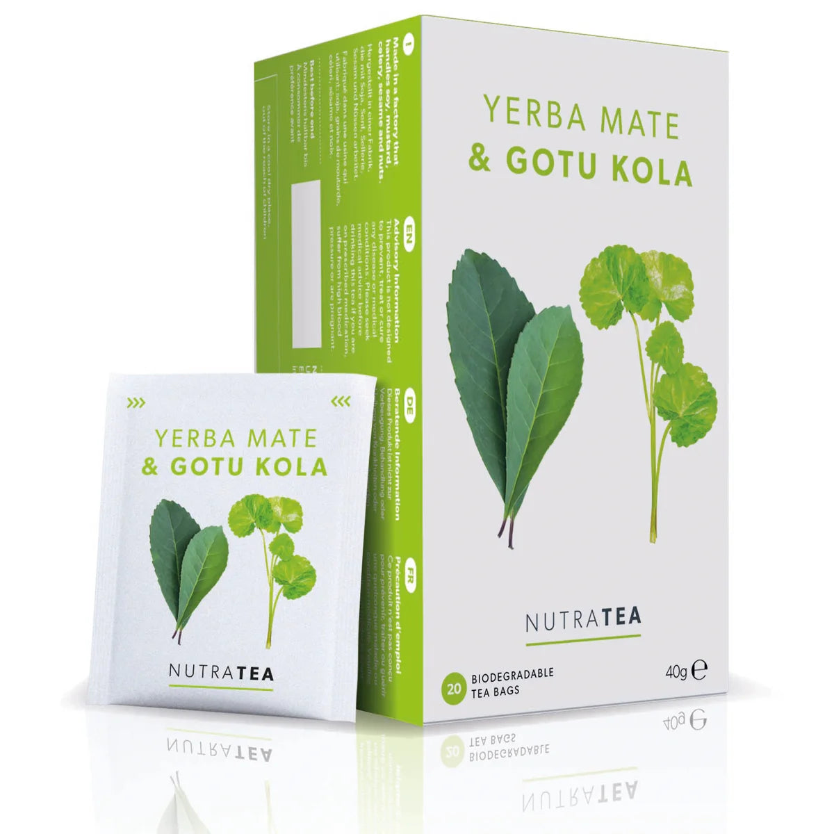 NutraTea Yerba Mate & Gotu Kola Tea