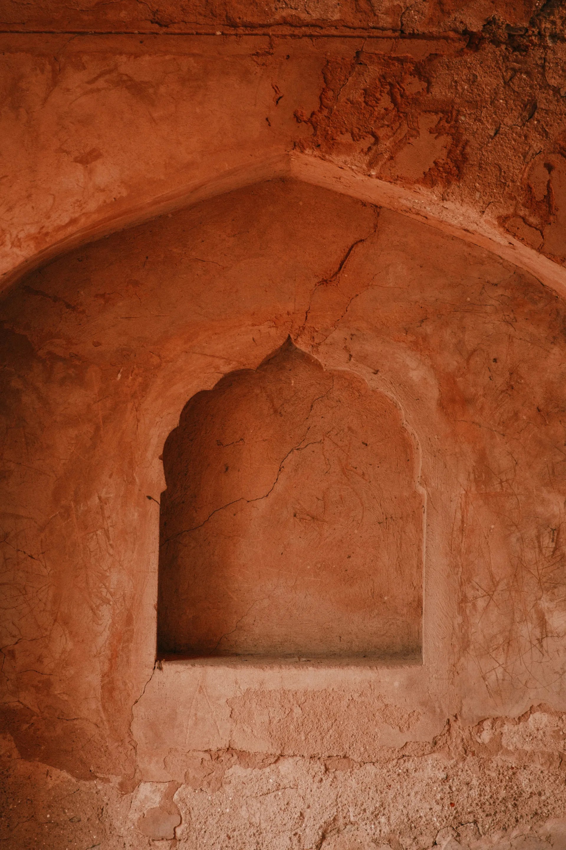 The Well at Nine Yards - terracotta wall